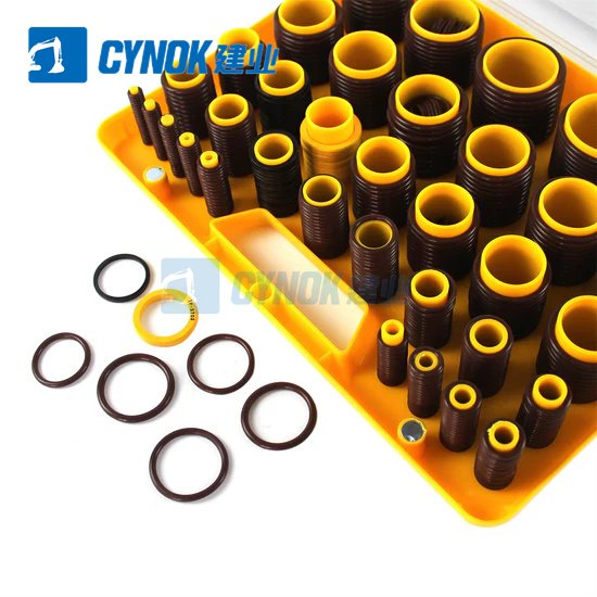 CYNOK 38ITS 523PCS O-Ring Box O-Ring Kit for Caterpillar Excavator E200 E312 (3)