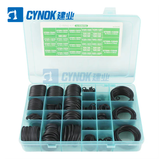 CYNOK 435PCS O-Ring Box Gaskets Seal Kit for Komatsu PC200 PC300 Excavator (13)