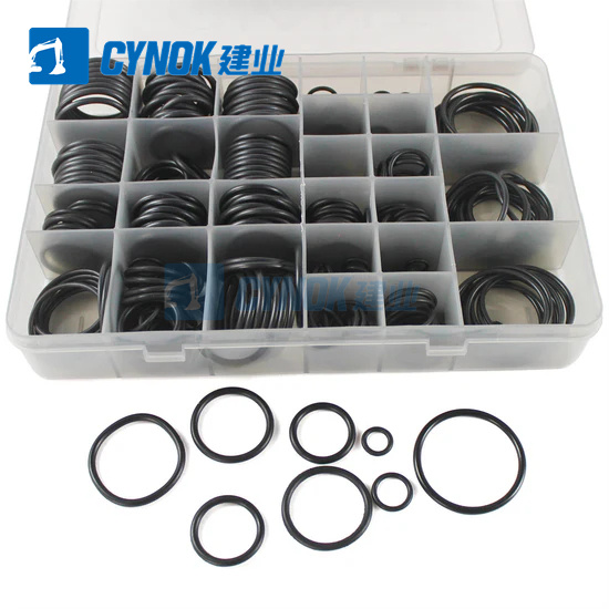 CYNOK 447PCS O-Ring Box for Kobelco Excavator SK100 SK200 SK300 (17) oring-box excavator replacement for Kobelco Excavator SK100 SK200 SK300