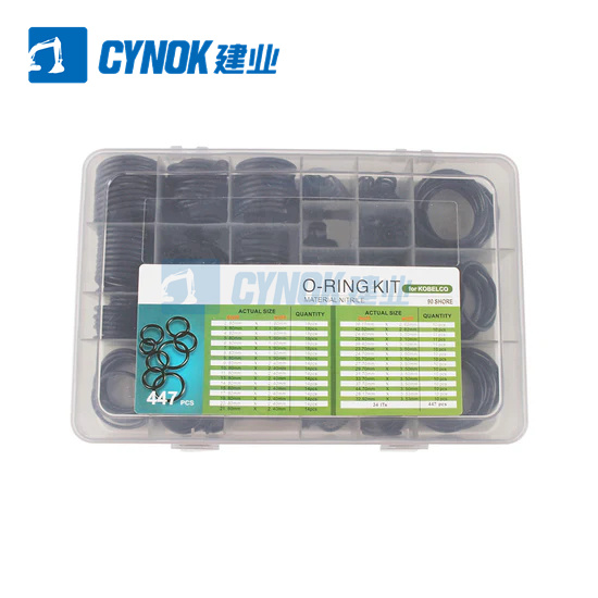 CYNOK 447PCS O-Ring Box for Kobelco Excavator SK100 SK200 SK300 (20)